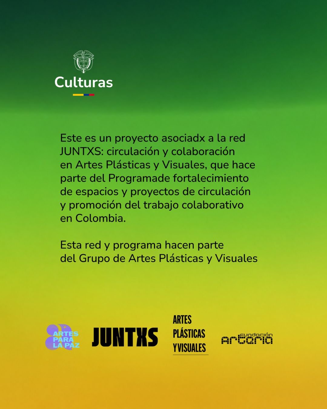 Proyecto asociado a la red JUNTXS Artes Plásticas y Visuales
